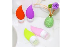 China OEM ODM BPA Free Squeezable Silicone Travel Bottles supplier