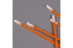 China 70mm Cleanroom Foam Swab Round Head 3.5mm Polyester Flat Cotton Buds supplier