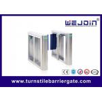 Infrared Anti Pinch Access Control Turnstile Gate 304 Stainless Steel IP54 for sale