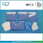 EN13795 SMMS Drape Pack Sterile Fenestrated Drape Customized for sale