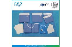 China EN13795 SMMS Drape Pack Sterile Fenestrated Drape Customized supplier