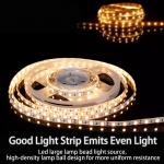 Low Voltage LED2835 Linear Light Strip with Flexible FPC Base in White/Warm White for Cabinets for sale