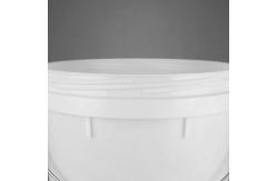 China Round Paint Bucket 25L Plastic White Pail supplier