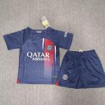 Royal Blue Premium Fabric Kids Soccer Jerseys Customizable Soccer Uniforms for sale