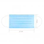 Dustproof Disposable Surgical Face Mask Smooth Inner Lining Elastic Earloop