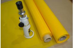China White / Yellow 61T Polyester Screen Printing Mesh For Printed Circuit Boards Printing supplier