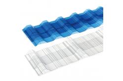 China Lightweight Clear Corrugated Polycarbonate Plastic Sheet Roofing supplier