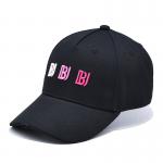 Stiching Line Color Customizable 5 Panel Baseball Cap With Distress Flat Curve Peak Style for sale