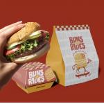Personalized Design Burger Box Foldable Corrugated Custom Packaging Clam Shell