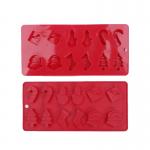 Christmas Chocolate Mold Shaped Cute Bpa Free Food-grade Silicone Cake Molds for sale