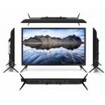 High Definition 32 Inch Google TV Tempered Glass Frame Smart TV HIFI Speaker for sale