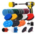 Drill Brush Scrub Pads 37 Piece Power Scrubber Cleaning Kit for Cleaning Pool Tile Auto for sale