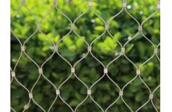 China No Toxic Flexible Stainless Steel Mesh Netting , Wire Rope Mesh Solid Structure supplier