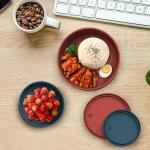 Portable Tasteless Silicone Snack Box Reusable 5 Compartments for sale