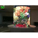 Indoor Fixed Round Digital LED Advertising Billboards P4 60Hz Frame Rate for sale