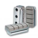 No 249 Grit 4 Segment Concrete Diamond Grinding Blocks ODM Terrazzo