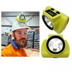 LED Cordless Mining Cap Lamp 385LUM 25000LUX For Coal Miner Safety for sale