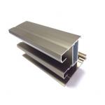 Champange Anodized Aluminum Extrusion Profiles With 6063-T5 / 6060-T5 for sale