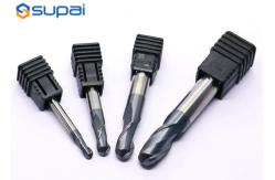 China Nano Coating Ball Nose End Mill cutter Roughing For General Milling supplier
