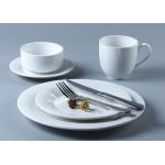 Drizzle Relief Ceramic Dinnerware Set 20Pcs For Hotel Wedding for sale