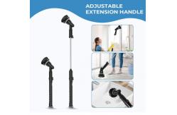 China APS Electric Spin Scrubber Power Brush With Adjustable Extension Arm supplier
