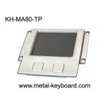 Stainless Steel Waterproof Touchpad Mouse 2 Metal Buttons , High Sensitivity for sale