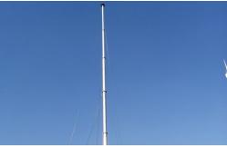 China push up antenna mast hand push pole telescoping pole 12m light weight 40ft supplier