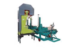 China MJ3310 Vertical wood cutting band saw, log sawing sawmill machine with CNC Carriage supplier