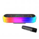 10W RMS Power 52mm Speaker 1500mAh Battery Supports Bluetooth TF Card up To 32GB FM Radio Colorful LED Lights for sale