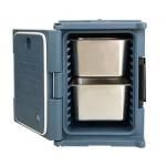 Front Loading Insulated Food Pan Carrier , Polyurethane Foam Food Pan Carrier 6 Layer for sale