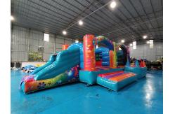 China Indoor Playground Inflatable Bouncer Combo With Slide Gaint Inflatable Amusement Park supplier
