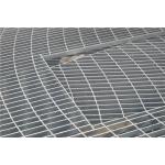Plain Galvanized Serrated Bar Grating Rectangular Or Round Shape for sale