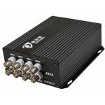 Fiber Optical Hd Video Converter 8ch Port 1080p AHD CVI TVI 20km Bnc Extender for sale