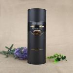 Empty Cylinder Paper Tube Box For Wine Bottles Packaging With Metal Lid for sale