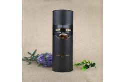 China Empty Cylinder Paper Tube Box For Wine Bottles Packaging With Metal Lid supplier