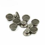 2 Years Shelf Life Metal Orthodontic Monoblock Round Base Lingual Button for Oral Bracket Treatment for sale