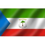 Equatorial Guinea Flag Swiss Hooks Finish Govemment Buildings Schools Hospitals for sale