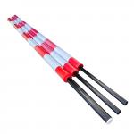 Advanced Shiny Stickers Foam Wrapped Carbon Fiber Round Rod Boom for Parking Automatic Barrier Gate for sale