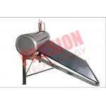 Stainless Steel Pre Heated Solar Water Heater Portable Galvanized Steel Frame for sale