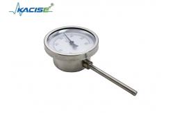 China Industrial Grade WSS-411W Bimetal Thermometer with Custom Stem Length supplier