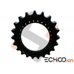 High Strength Excavator Drive Sprockets , Black Kobelco Excavator Parts for sale
