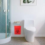 LDPE Red Bag Biomedical Waste With Double Adhesive Tapes