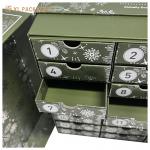 XL Packaging Custom Packaging Box Factory Customized 24 Drawer Advent Calendar Gift Box Packaging Hot Coffee Bag Chocolate Bag