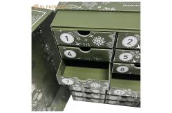 China XL Packaging Custom Packaging Box Factory Customized 24 Drawer Advent Calendar Gift Box Packaging Hot Coffee Bag Chocolate Bag supplier