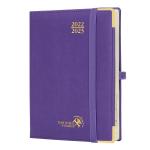 FSC Purple PU Cover Hardcover Academic Planner All In One Agenda for sale
