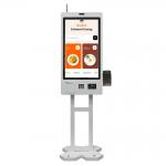 Self Ordering Ticket Dispensing Machine Barcode Scanner Kfc Self Service Kiosk for sale
