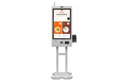 China Self Ordering Ticket Dispensing Machine Barcode Scanner Kfc Self Service Kiosk supplier