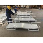 Customized Portable Stacking Racks Easy Mobility With Caster Wheels