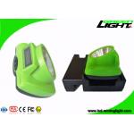 Rechargeable Cree LED Miner Cap Lamp PC ABS 1200 Battery Cycles 232lum Illuminous