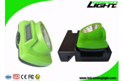 China Rechargeable Cree LED Miner Cap Lamp PC ABS 1200 Battery Cycles 232lum Illuminous supplier